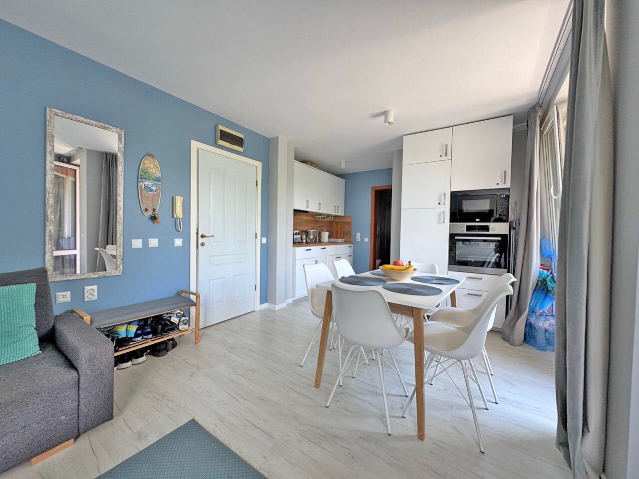 Appartamento con due camere nel complesso residenziale Nessebar Fort, Sunny Beach, Bulgaria