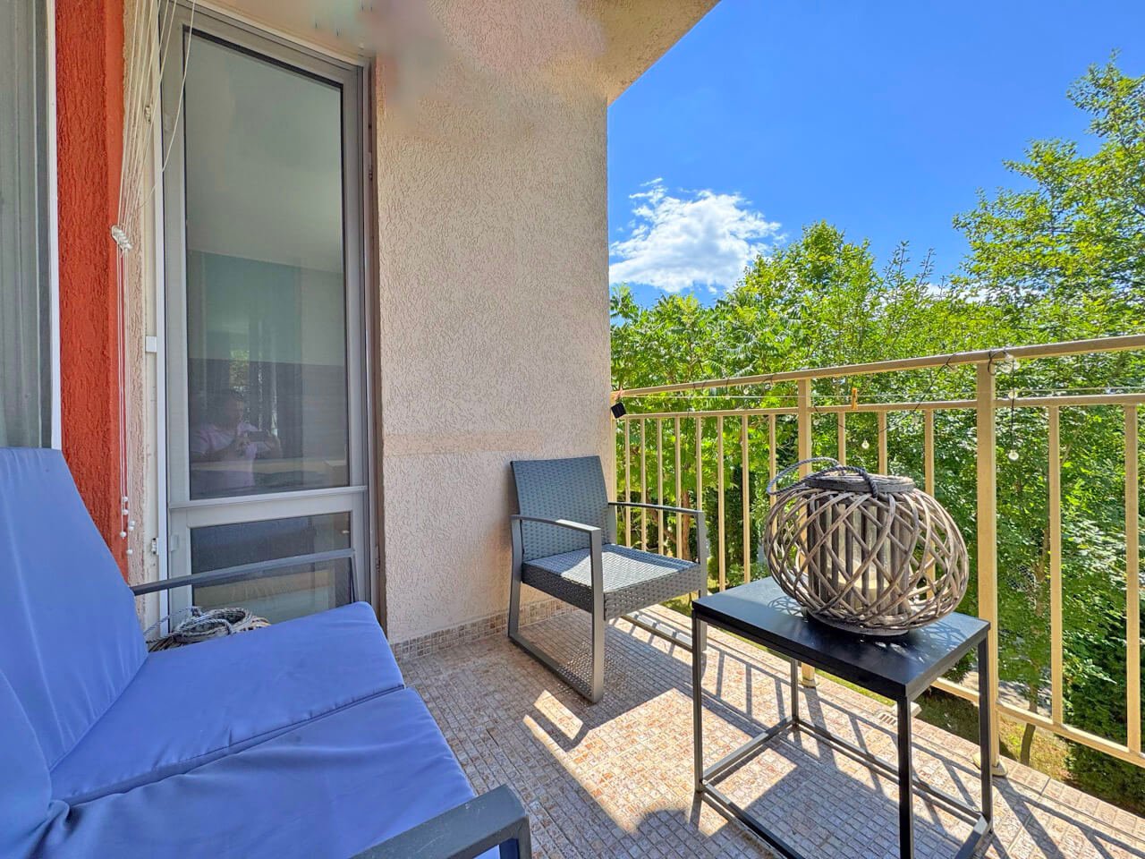 Appartamento con due camere nel complesso residenziale Nessebar Fort, Sunny Beach, Bulgaria