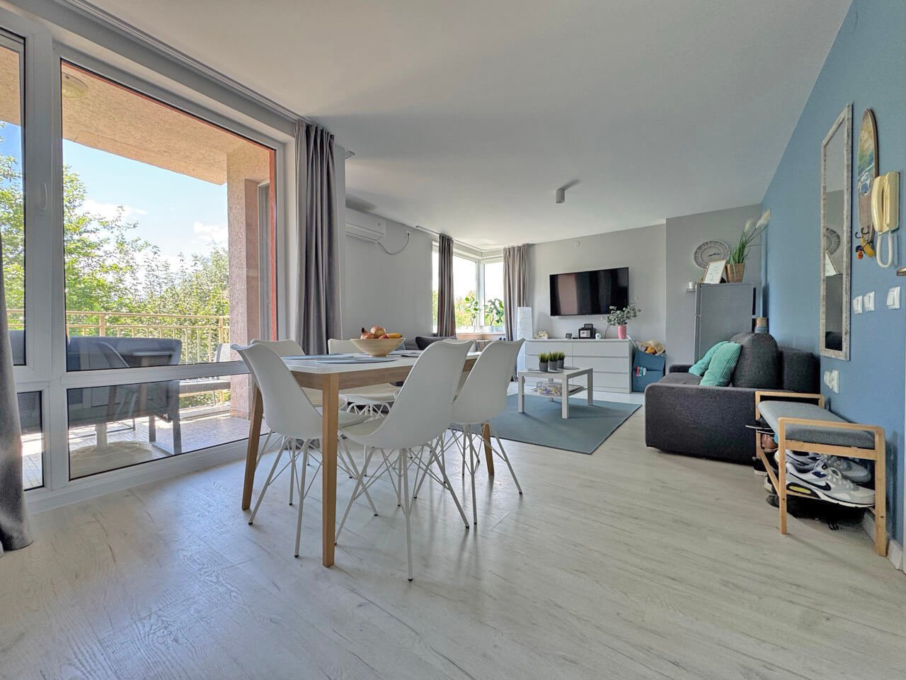 Appartamento con due camere nel complesso residenziale Nessebar Fort, Sunny Beach, Bulgaria