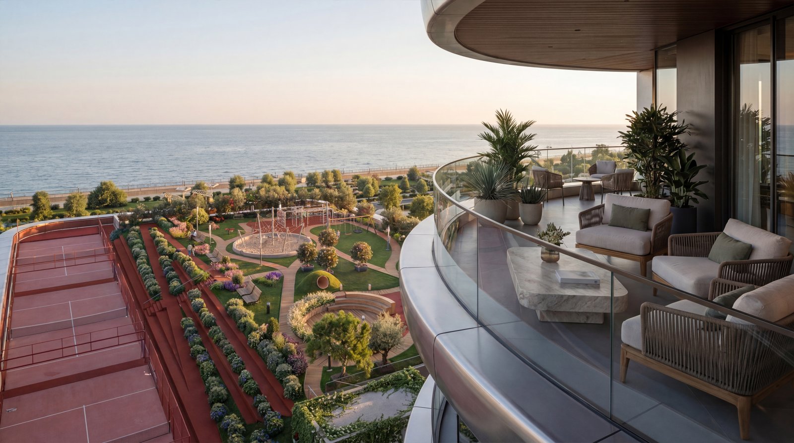 Ambassadori Island Batumi, proprietà di investimento di lusso sul lungomare a Batumi, Georgia – Monolocale premium con vista mare e sull'isola