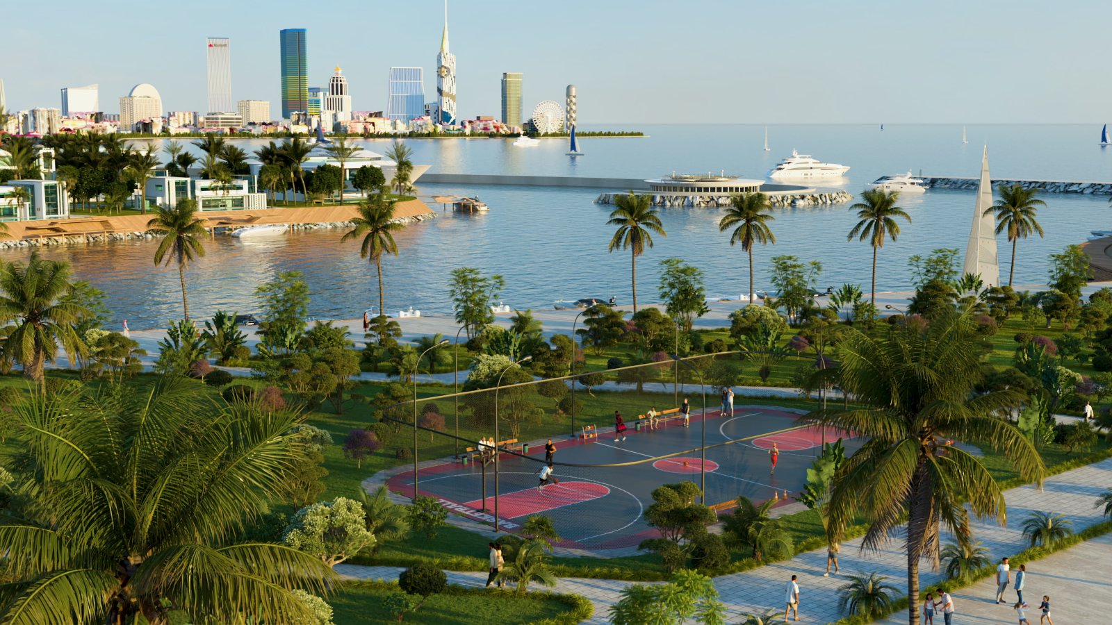Ambassadori Island Batumi, proprietà di investimento di lusso sul lungomare a Batumi, Georgia – Monolocale premium con vista mare e sull'isola