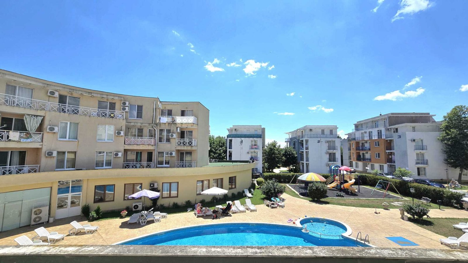 Monolocale compatto nel complesso residenziale Sunny Day 3 a Sonnenstrand, Bulgaria.