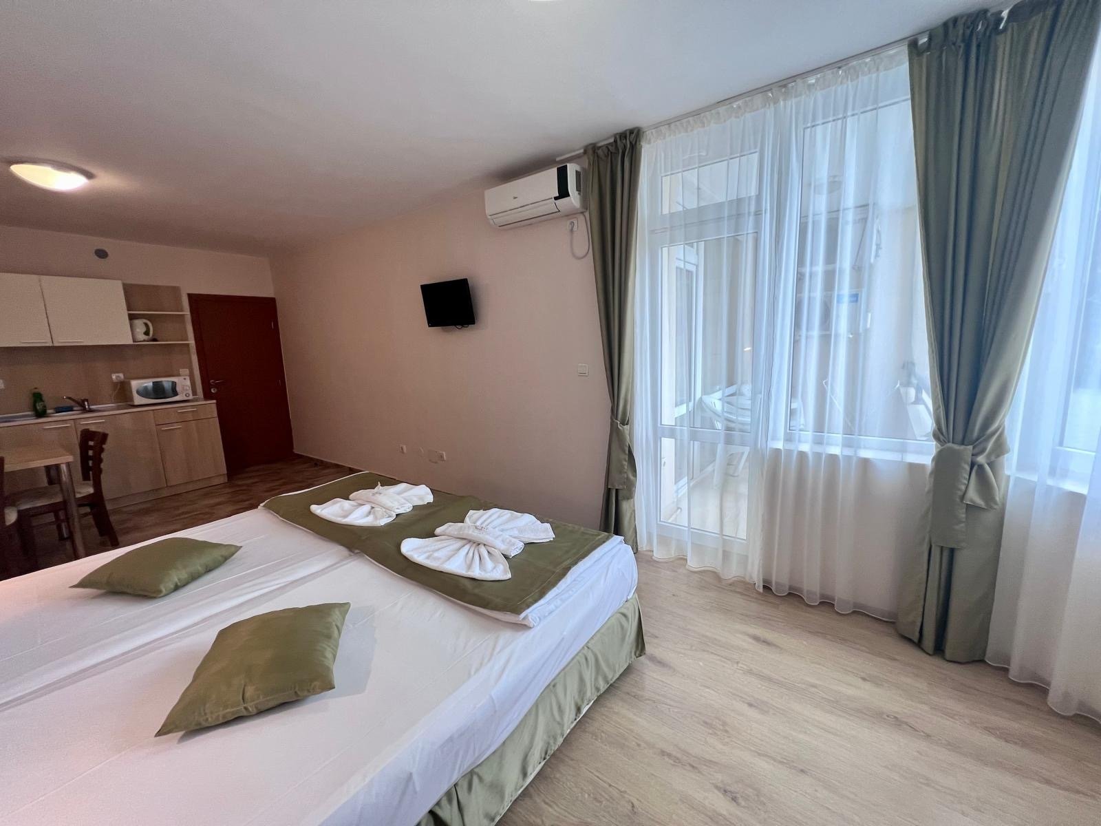 Appartamento con 2 camere nel complesso Karlovo, Sonnenstrand, Bulgaria