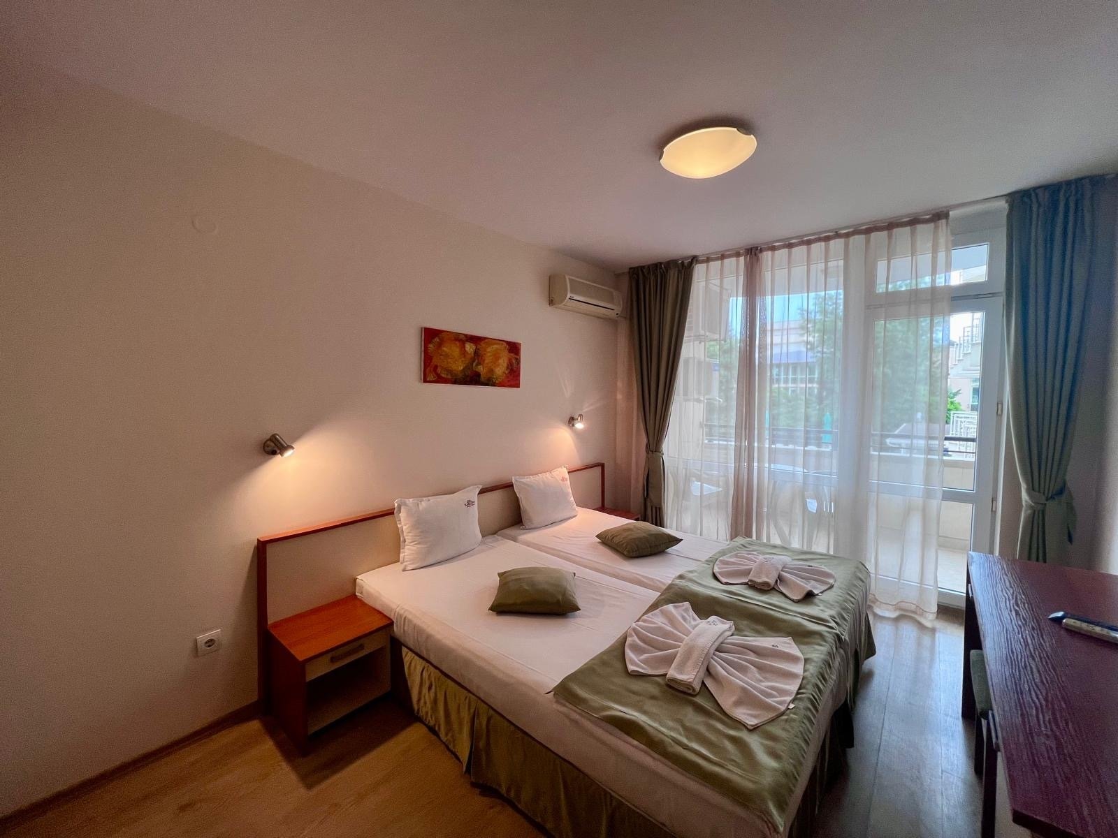 Appartamento con 2 camere nel complesso Karlovo, Sonnenstrand, Bulgaria