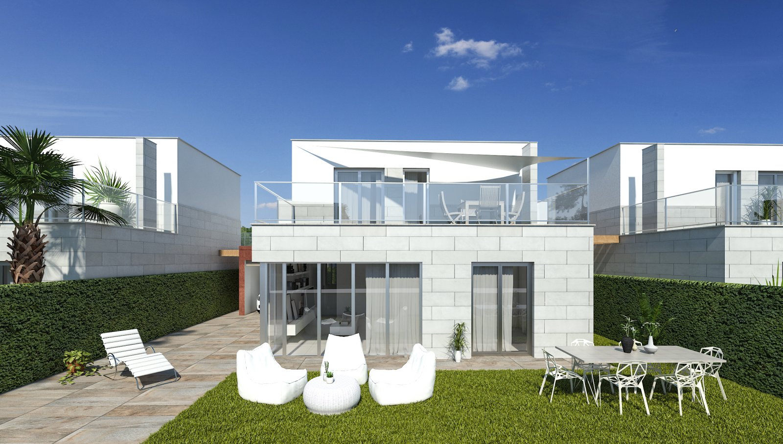 Modernes Haus am Meer und Golfplatz, Los Alcázares