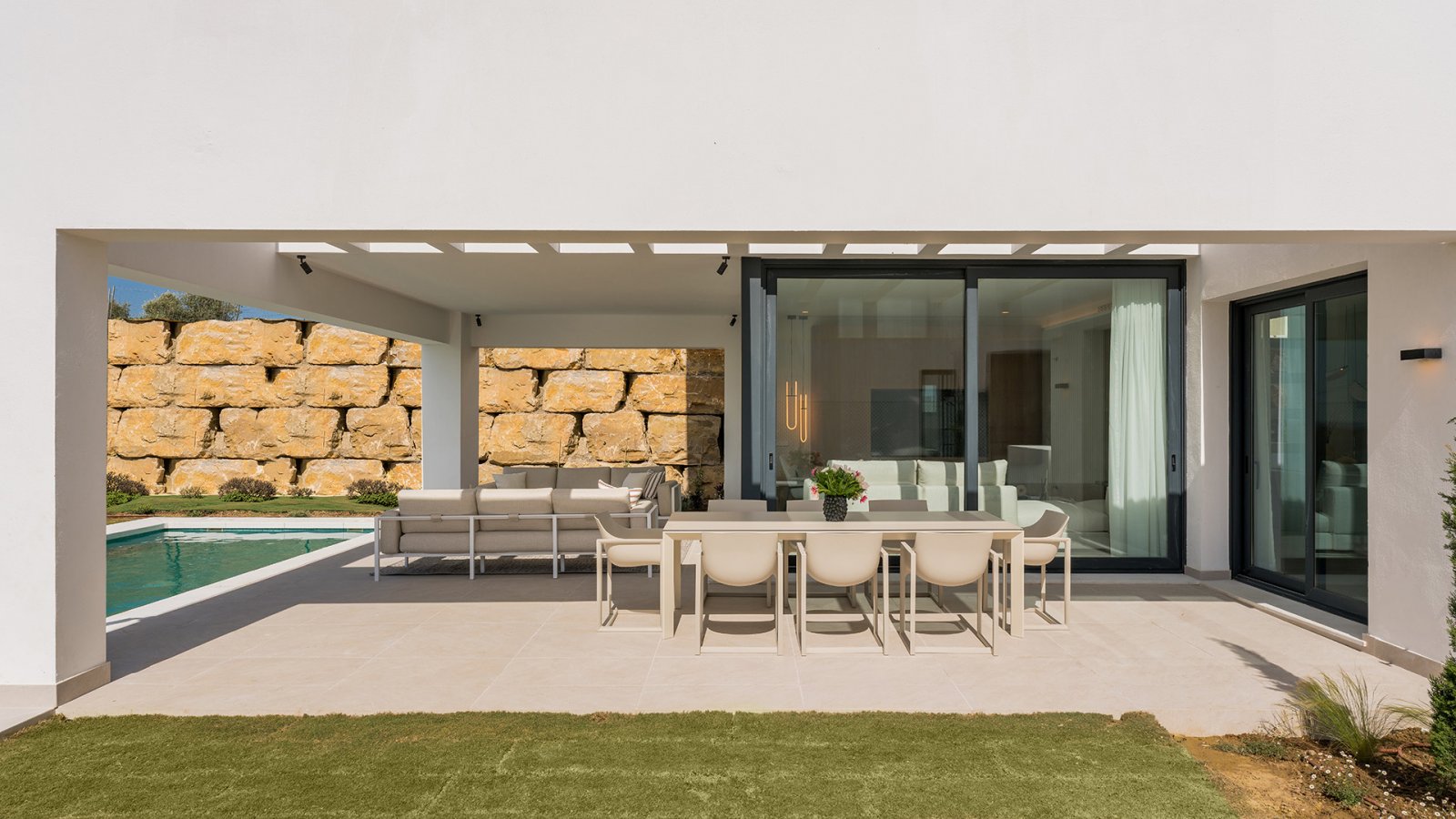 Exklusive Villen mit Meerblick, Golfplatz direkt am Haus, Estepona