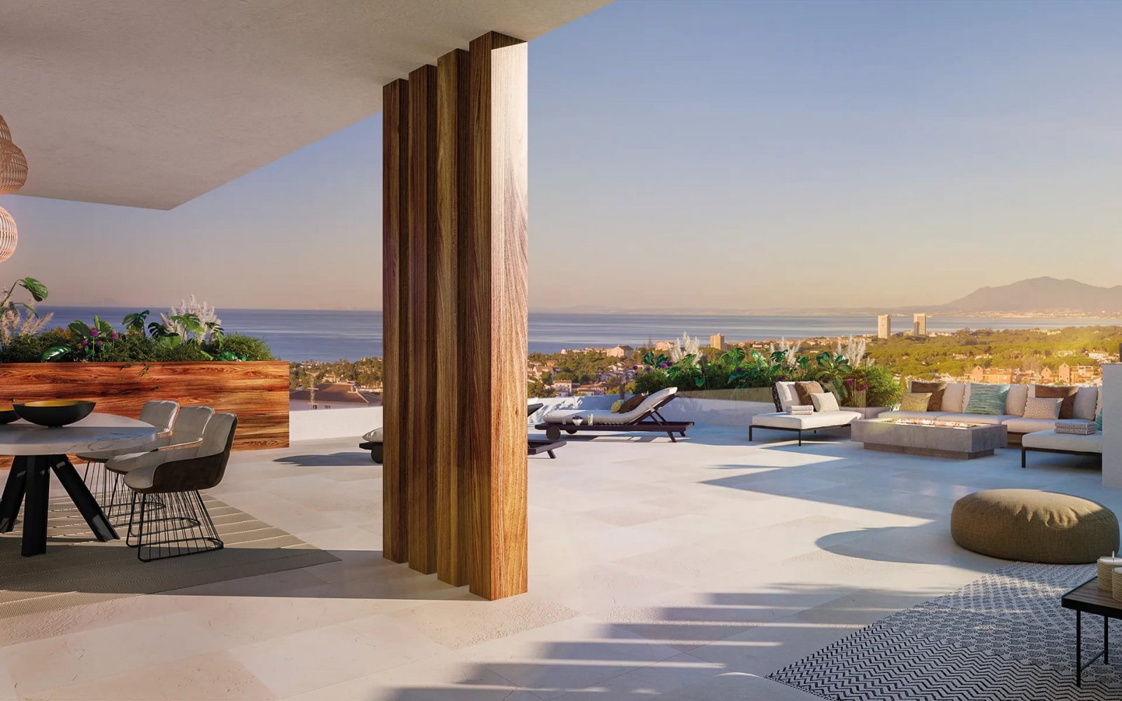 Exklusive Erdgeschosswohnung mit Meerblick, direkt am Strand von Marbella