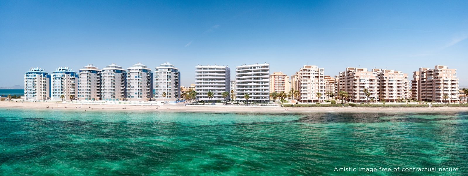 Elegantes Apartment mit Meerblick, La Manga