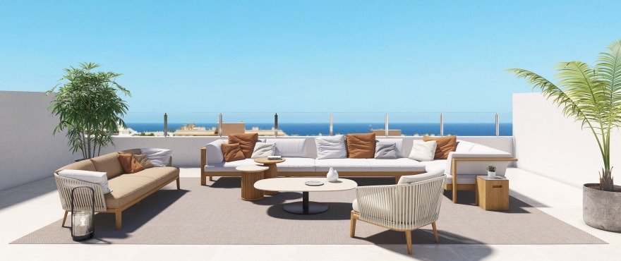 Luxuriöses Penthouse mit atemberaubendem Panoramablick auf das Meer, Torrevieja.