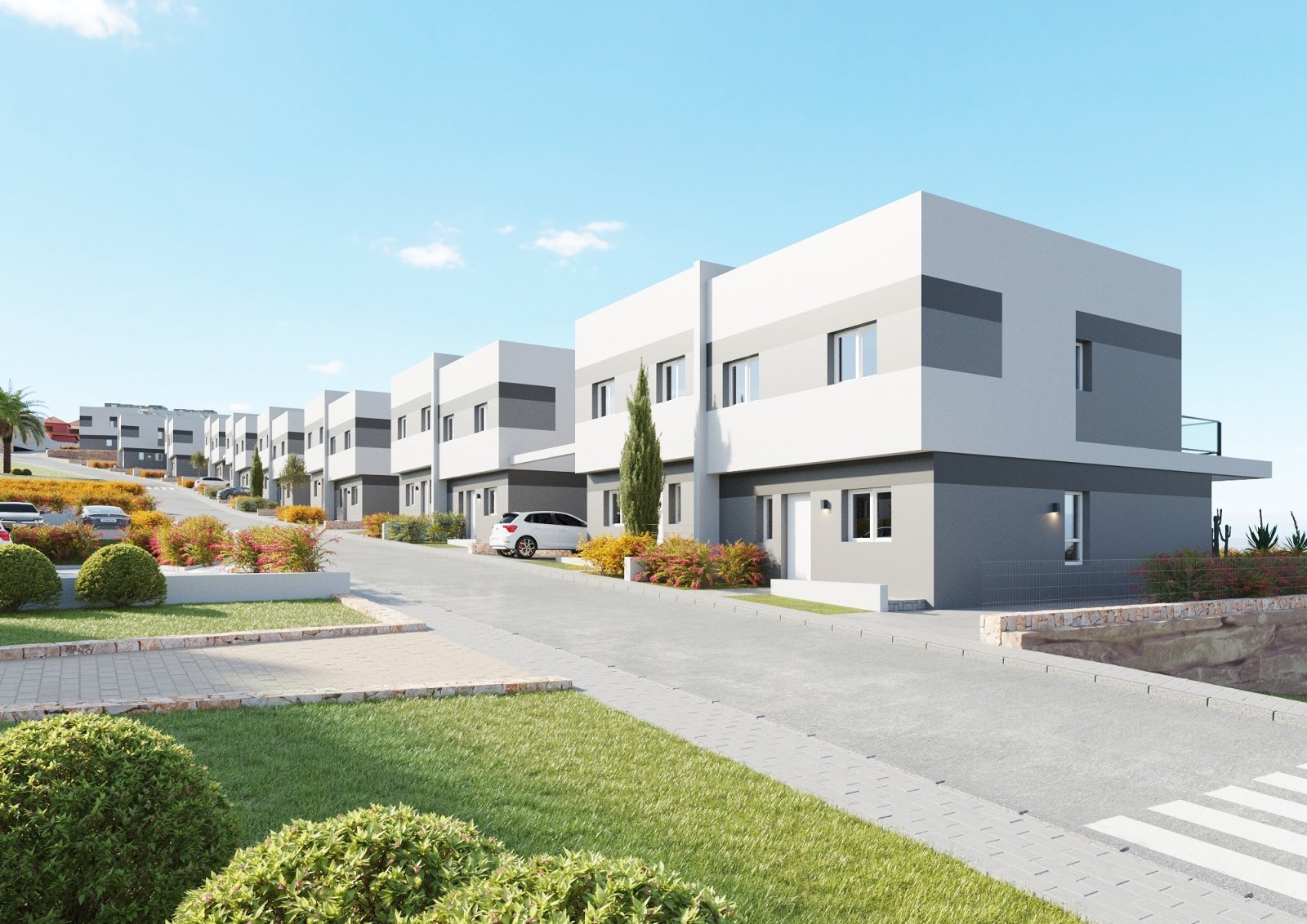 Luxuriöse Stadthäuser und Villen im Wohnprojekt Balcón de Finestrat, Alicante