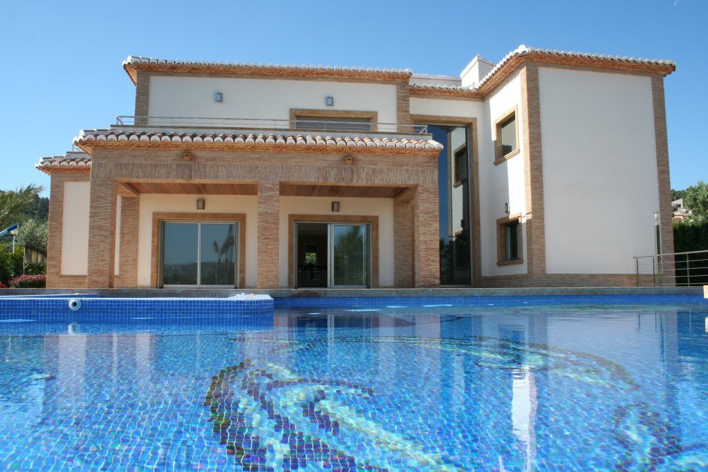 Luxuriöse Villa mit einzigartigem Design und Meerblick in Jávea, Alicante, Spanien