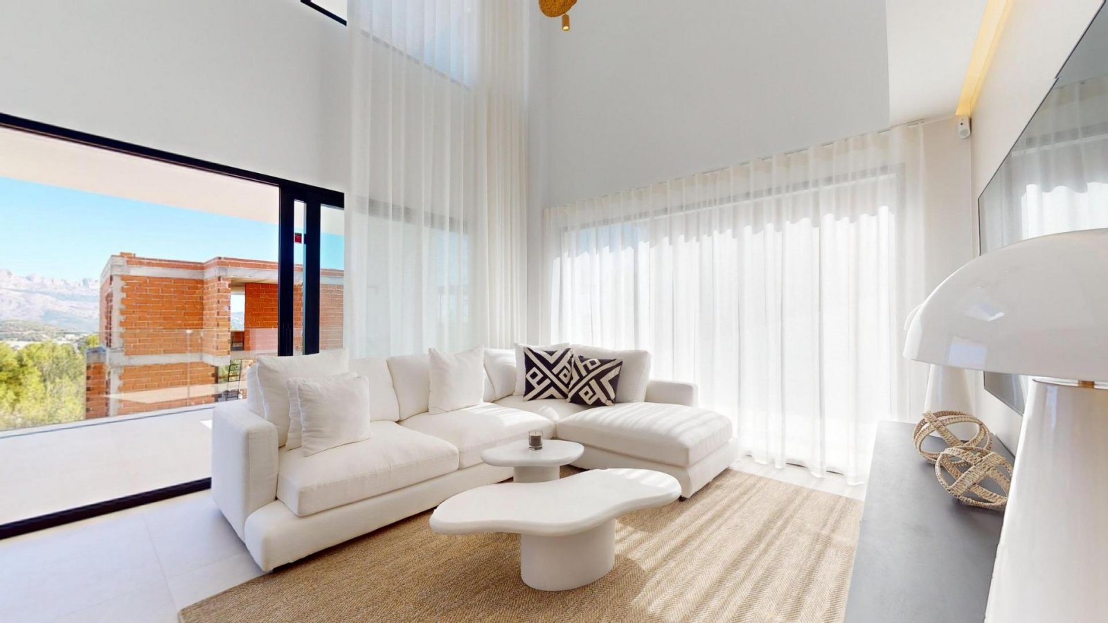 Luxuriöse neue Villa mit Swimmingpool und Panoramablick auf Meer und Berge – Polop, Costa Blanca