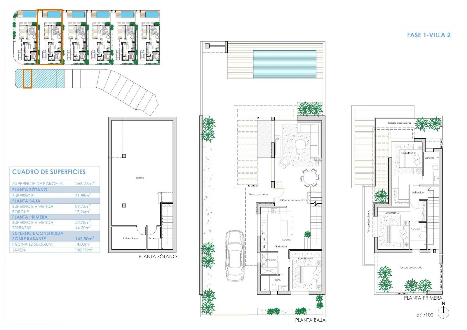 Luxusvilla mit privatem Pool in einer bewachten Anlage – Los Alcázares