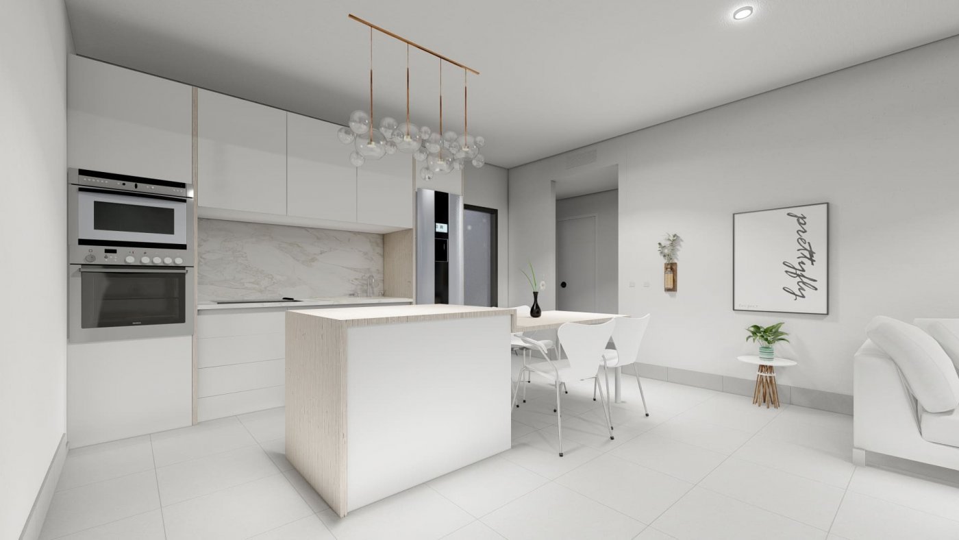 Moderne Doppelhaushälfte → Swimmingpool, Solarium und Golfplatz in der Nähe → Roldán, Torre Pacheco