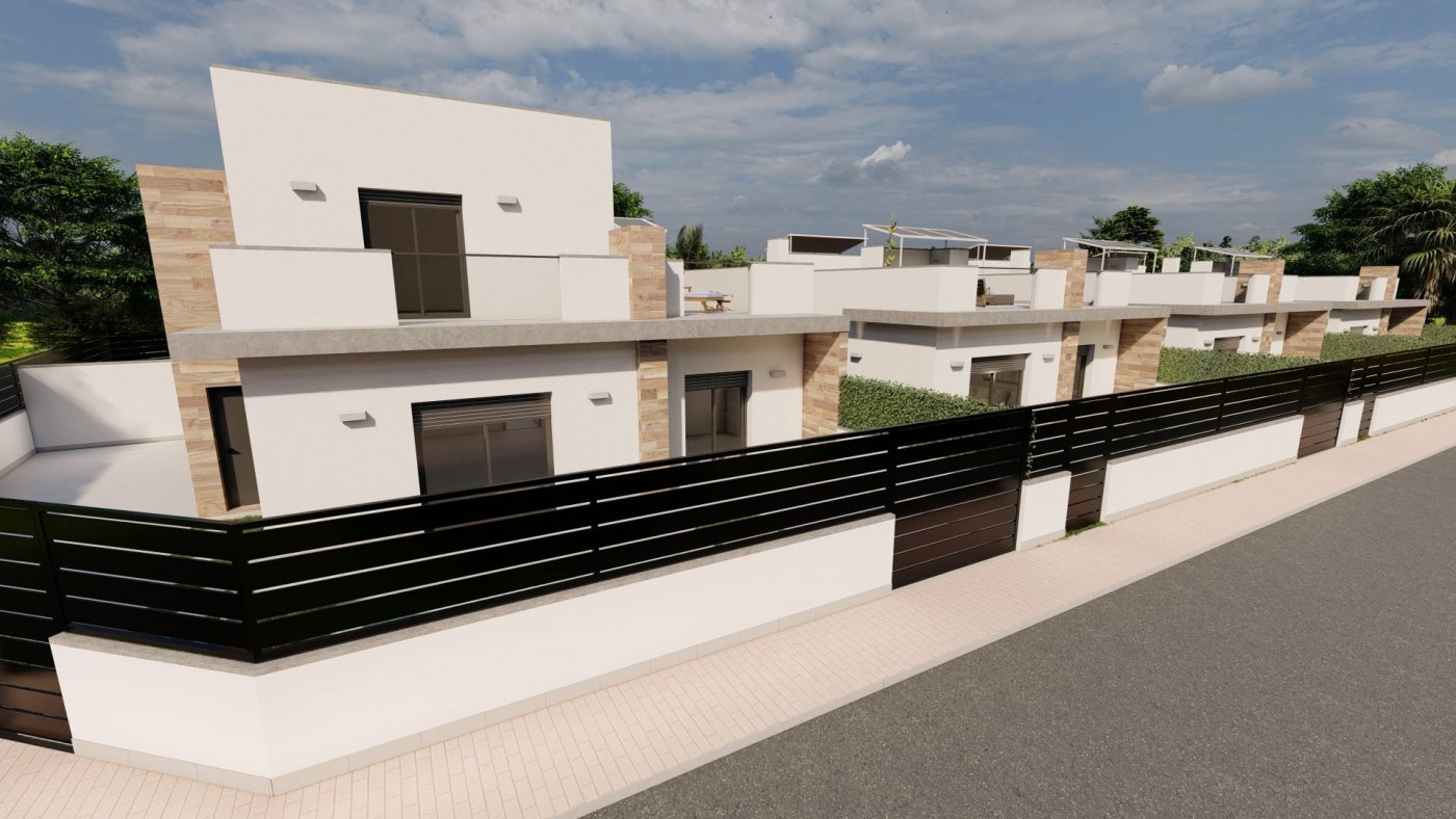 Moderne Doppelhaushälfte → Swimmingpool, Solarium und Golfplatz in der Nähe → Roldán, Torre Pacheco