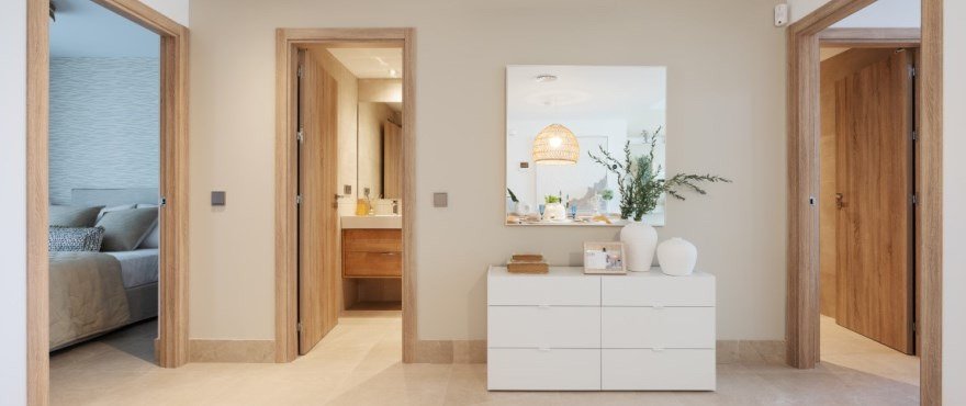 Elegantes Apartment, moderner Komplex in der Nähe von Playa Ancha → Costa del Sol