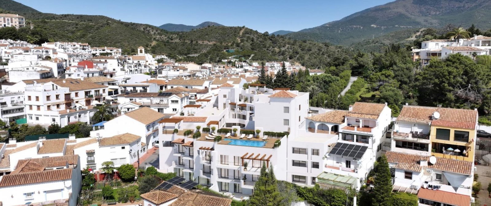 Großzügiges Apartment mit Terrasse in erstklassiger Lage Benahavis Costa del Sol Luxusresidenz am Golfplatz.