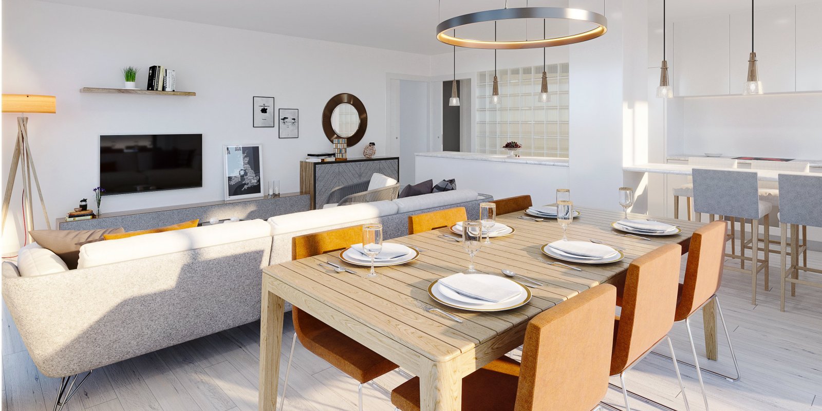 Luxusapartments, 50 m vom Meer entfernt, Playa Flamenca