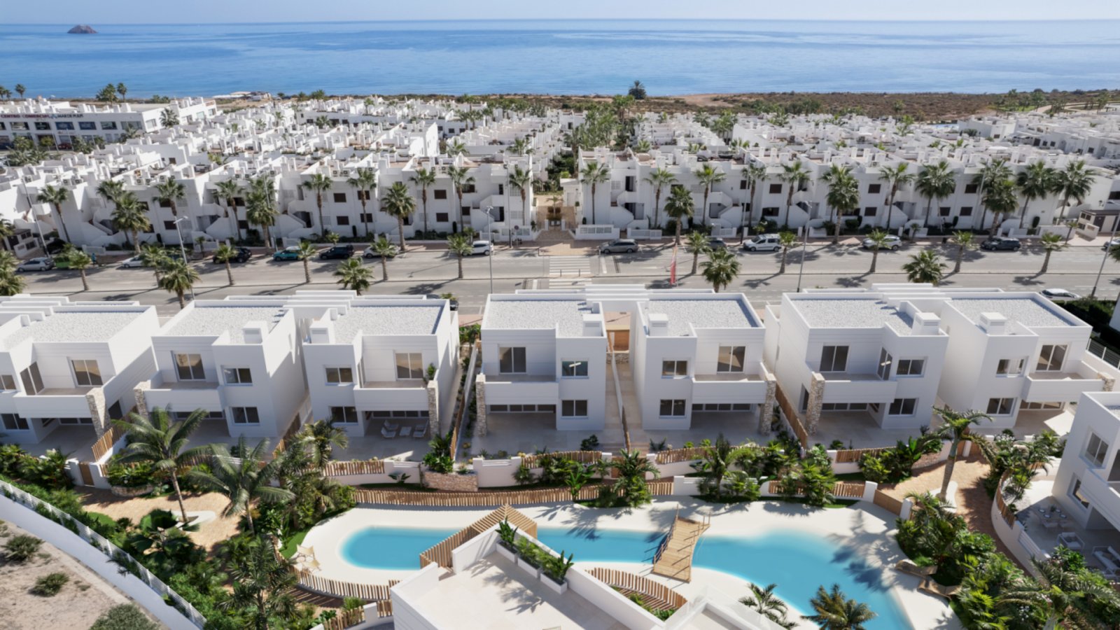Stilvoller Bungalow mit Solarium und Garten am Meer in San Juan de los Terreros