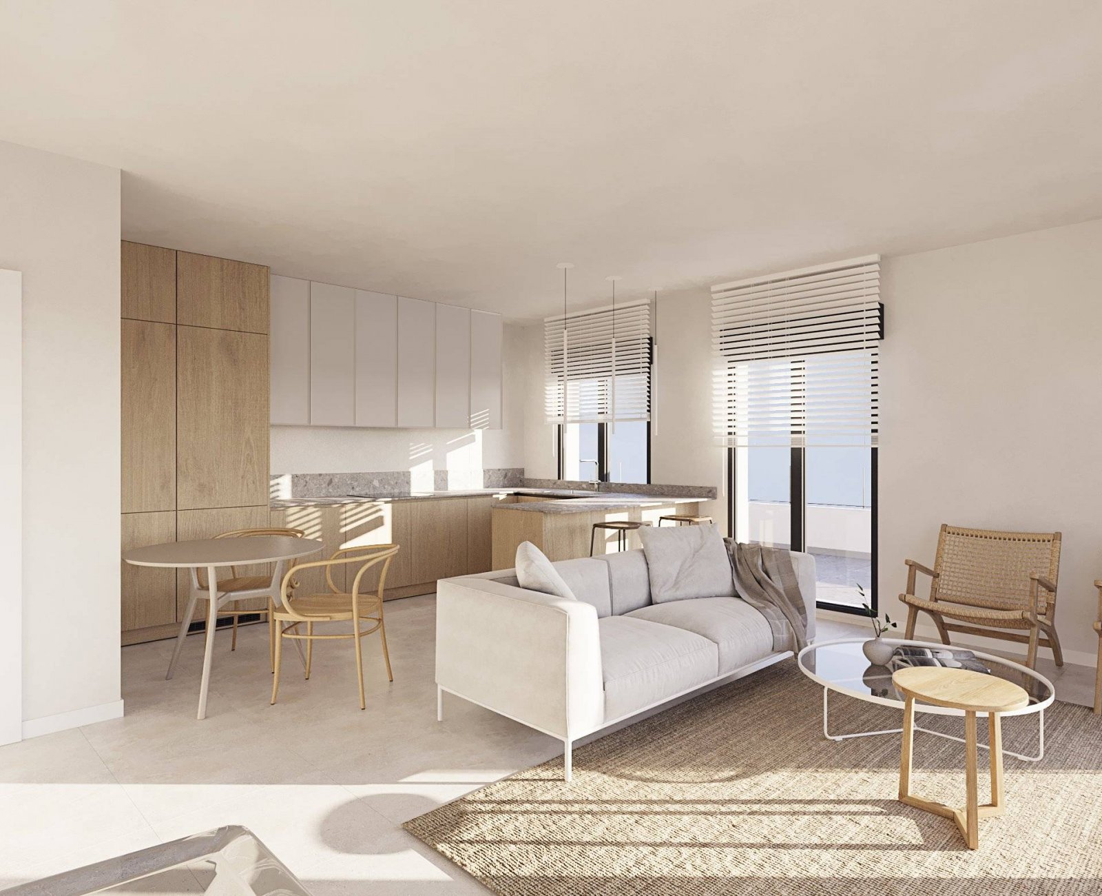 Luxusapartments, 3 km vom Strand entfernt mit Meerblick, Casares Costa