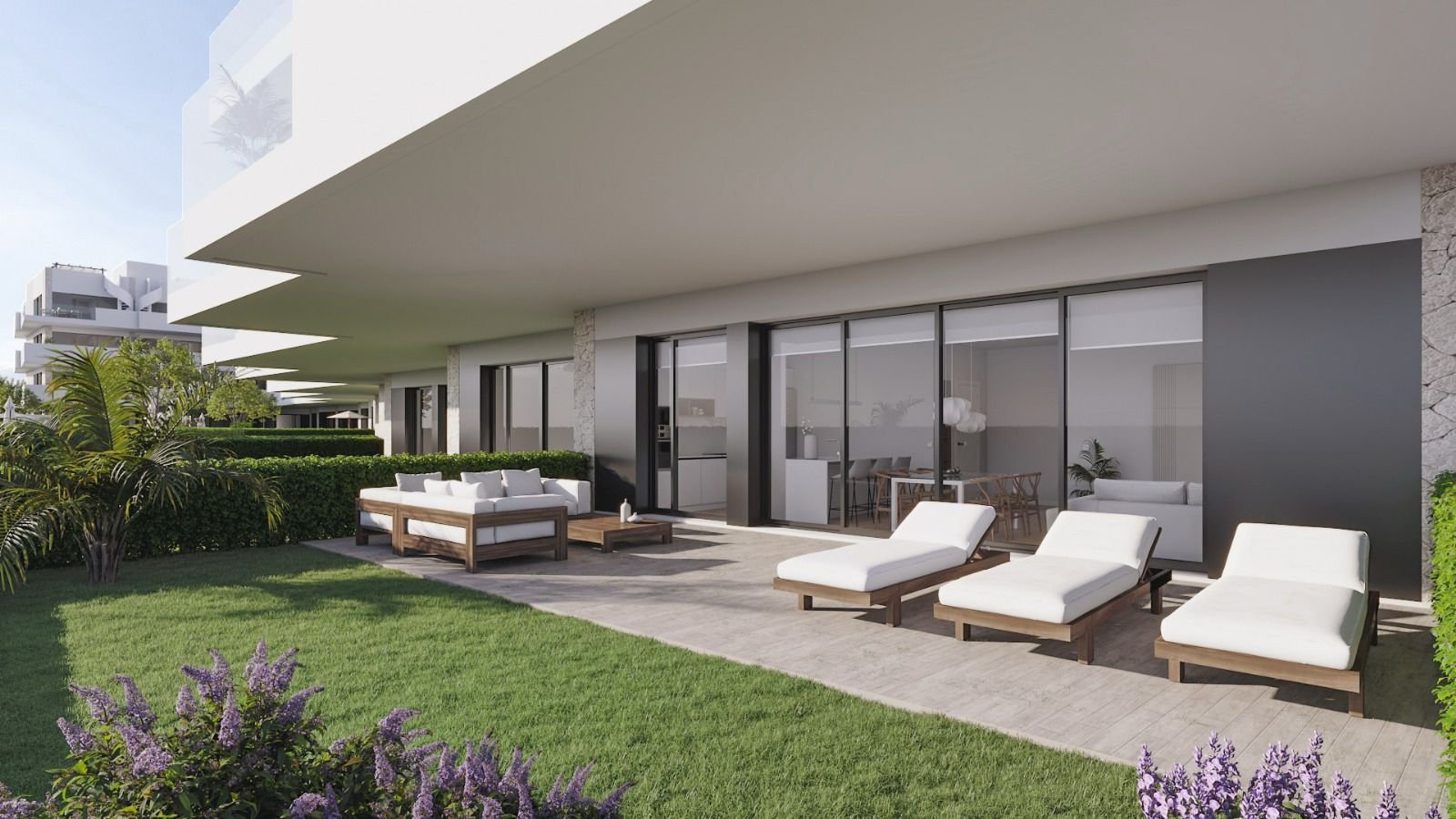Moderne Apartments mit Terrasse, Gemeinschaftspool und Garten, La Nucía