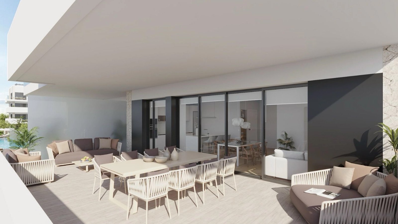 Moderne Apartments mit Terrasse, Gemeinschaftspool und Garten, La Nucía