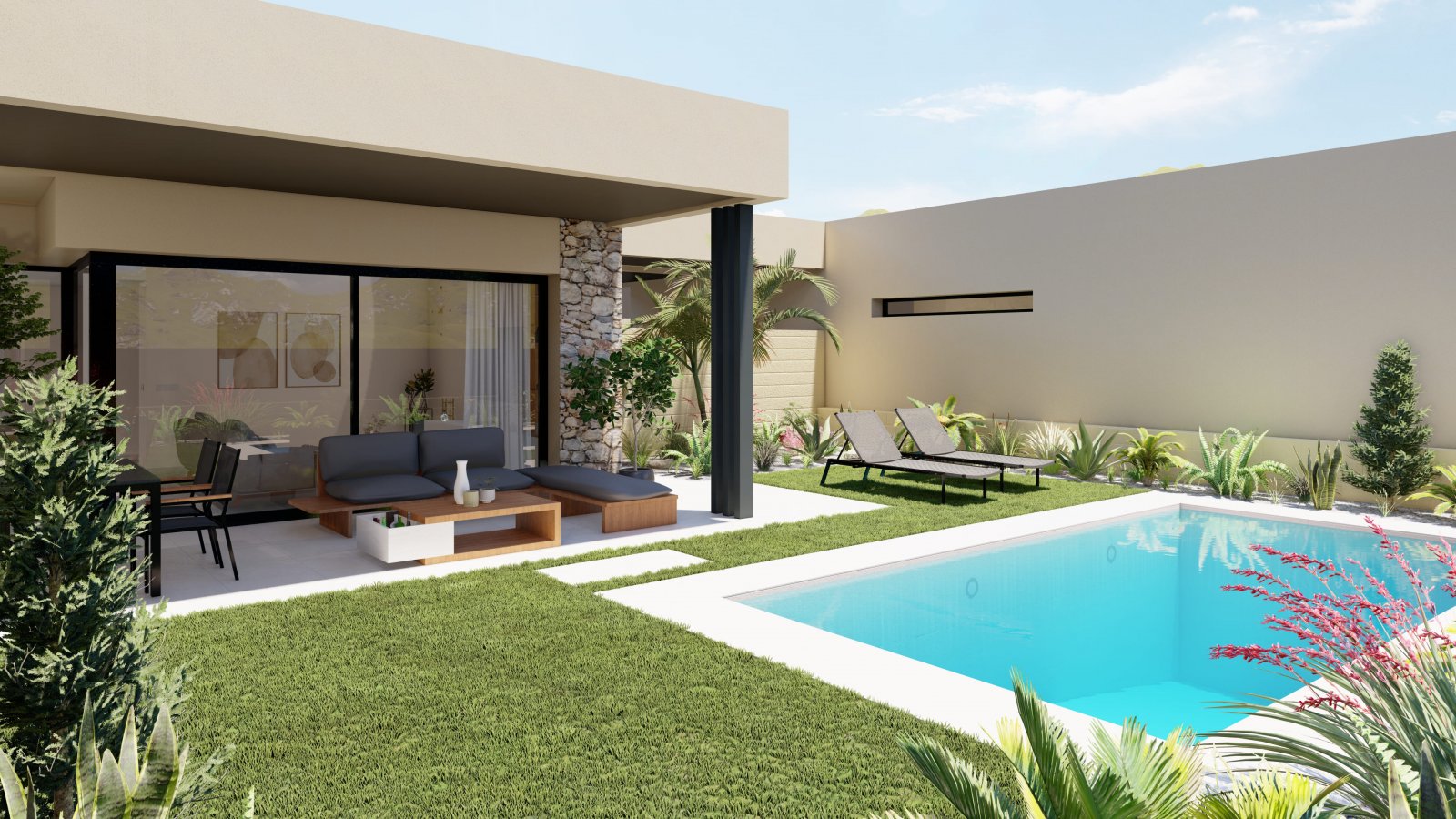 Luxuriöses Familienhaus, privater Pool und Garten, Baños y Mendigo