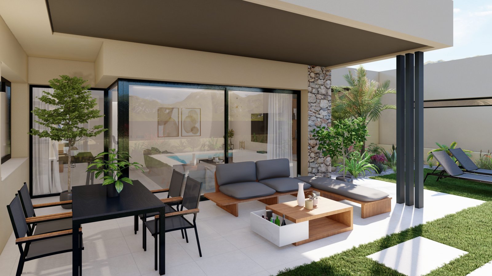 Luxuriöses Familienhaus, privater Pool und Garten, Baños y Mendigo
