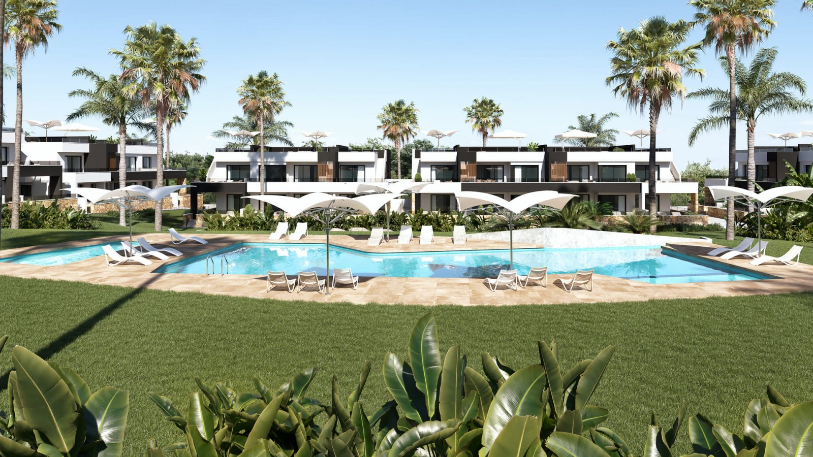 Exklusive Apartments, privater Garten und Swimmingpool, Ciudad Quesada