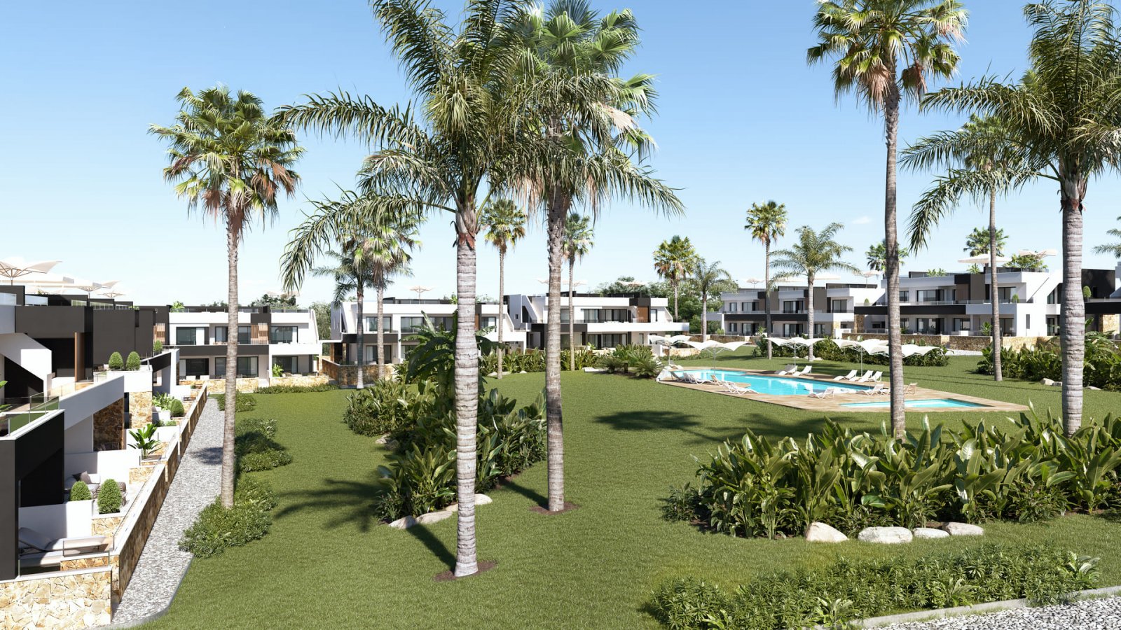 Exklusive Apartments, privater Garten und Swimmingpool, Ciudad Quesada