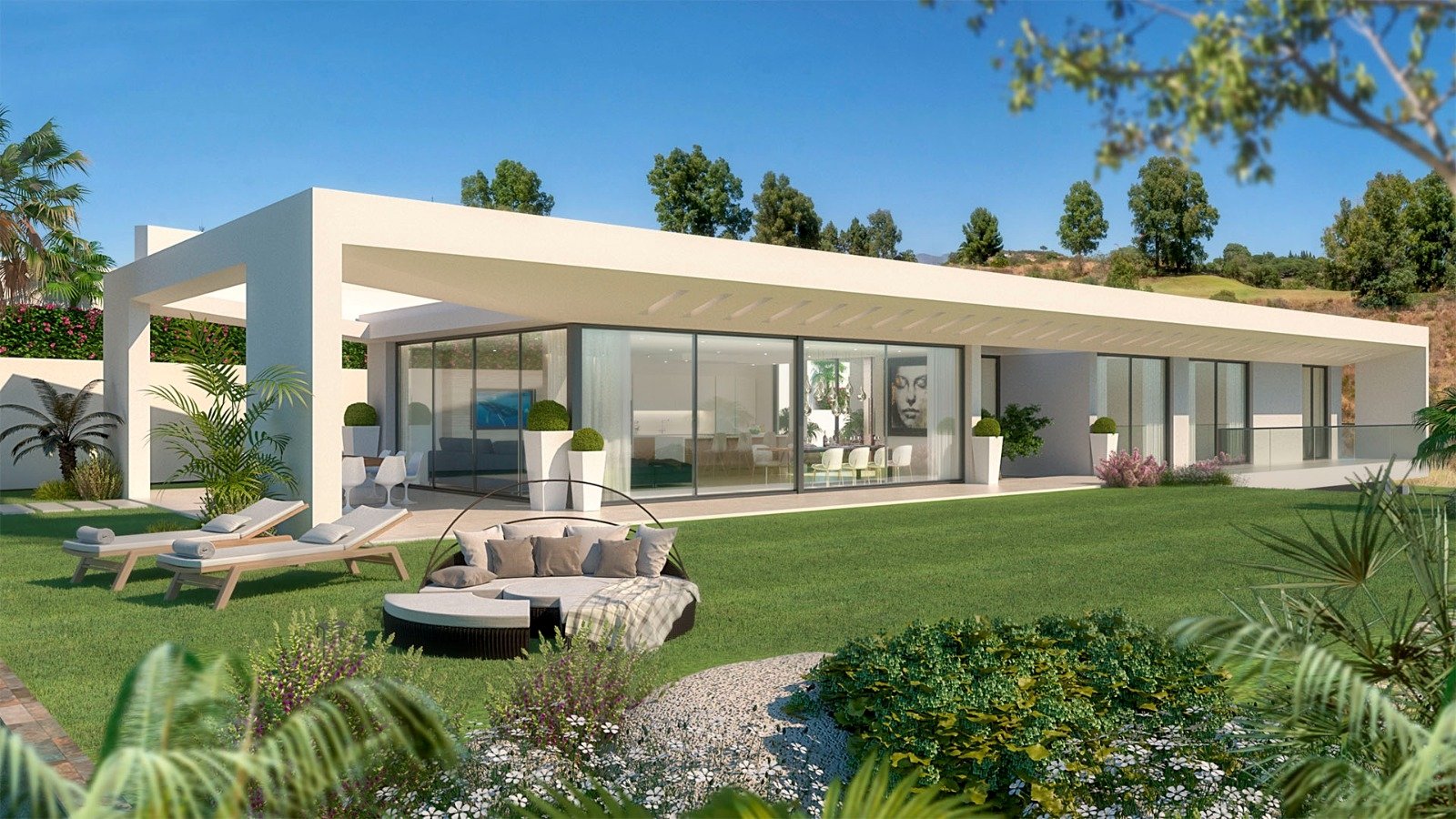 Luxusvilla mit Meerblick in der Nähe von Golf, La Cala de Mijas