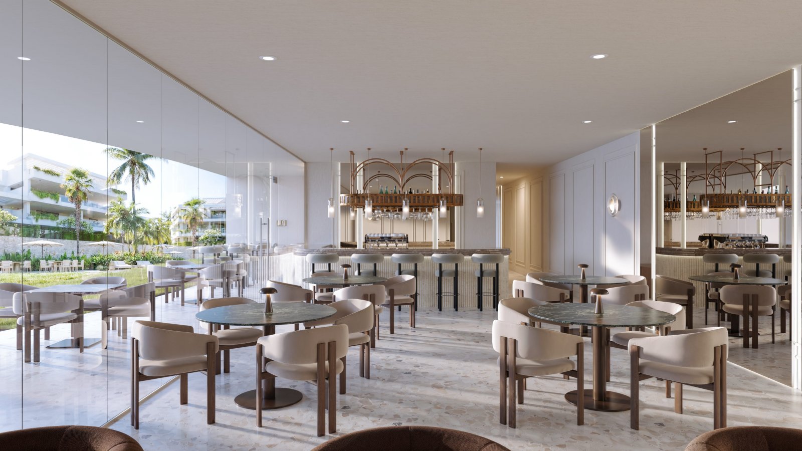 Exklusive Apartments mit Meerblick, 400 m vom Strand entfernt, Estepona