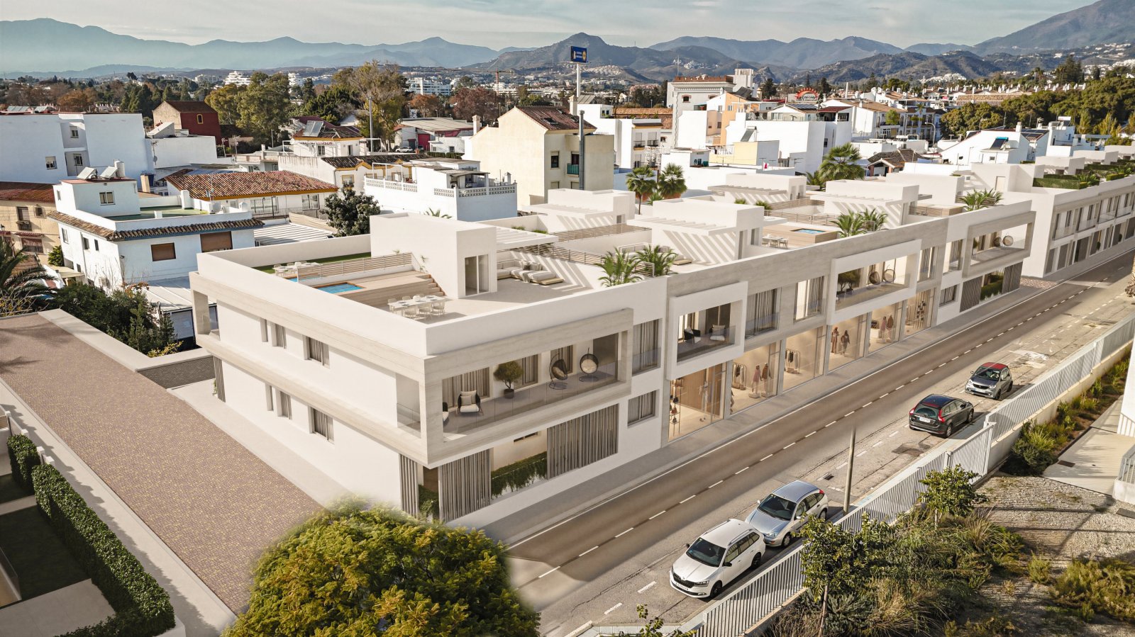Exklusive Bungalows, 300 m vom Meer entfernt, Marbella