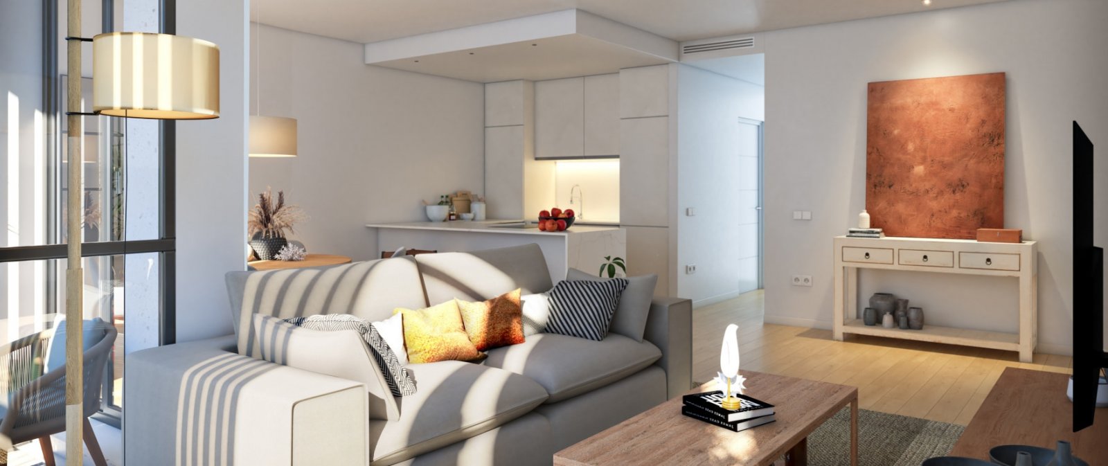 Modernes Apartment mit Balkon in der Nähe des Meeres und eines Golfplatzes in Palma de Mallorca