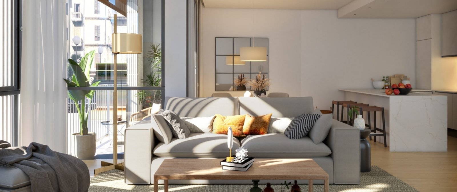Exklusives Penthouse mit großzügiger Terrasse in Meeres- und Golfnähe im Zentrum von Palma de Mallorca