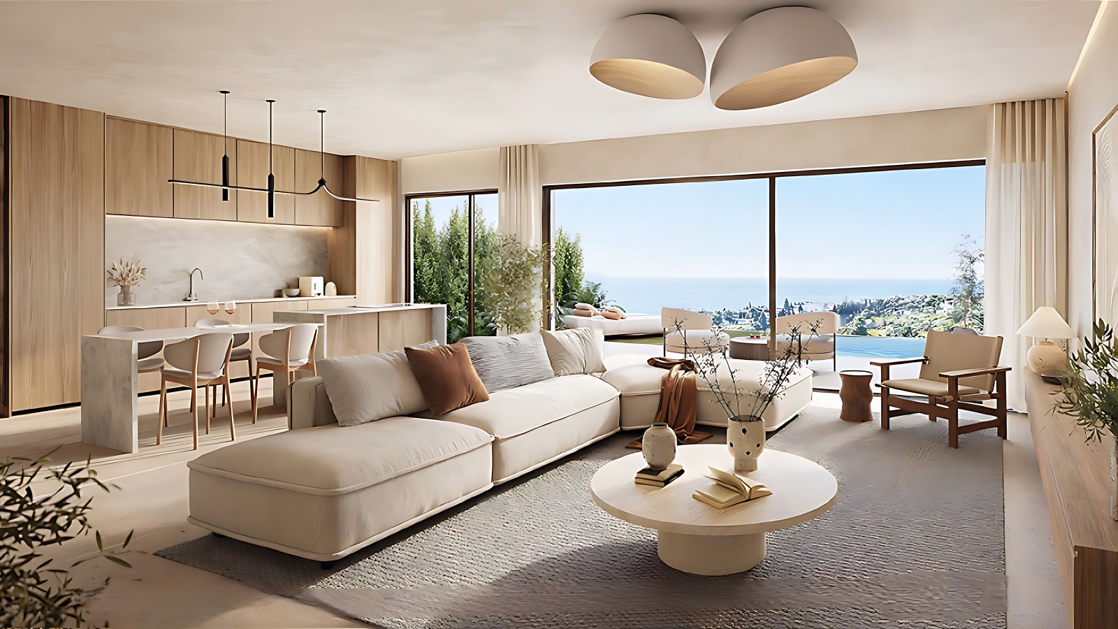 Exklusive Stadthäuser mit privatem Pool und Terrasse, in Meeresnähe, Fuengirola