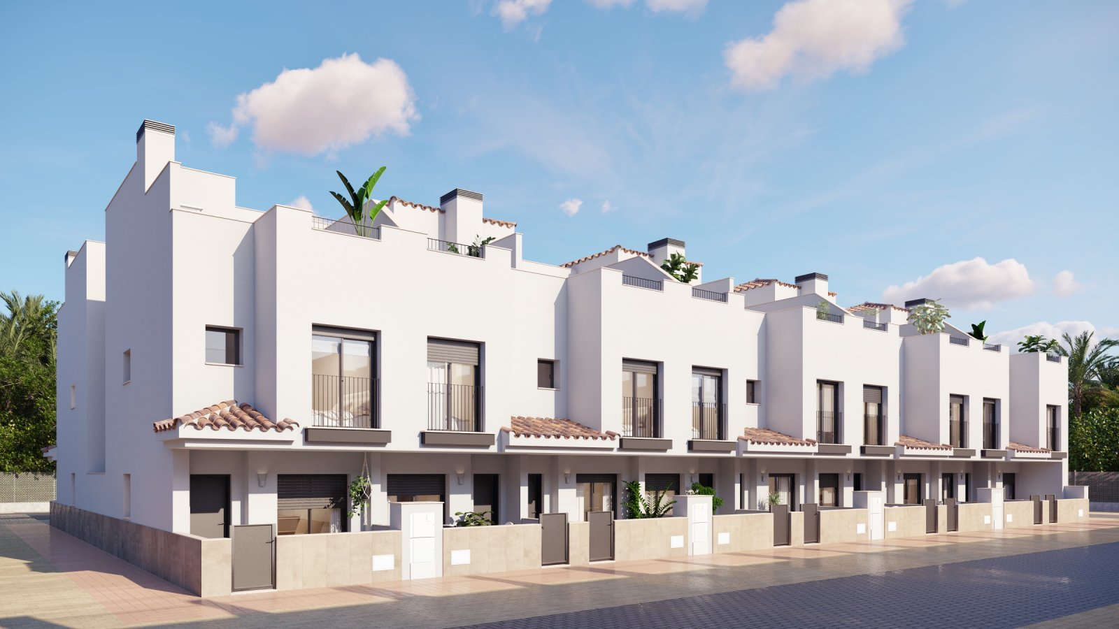 Exklusive Stadthäuser, 4 km vom Meer entfernt und mit Gemeinschaftspool, Torre-Pacheco