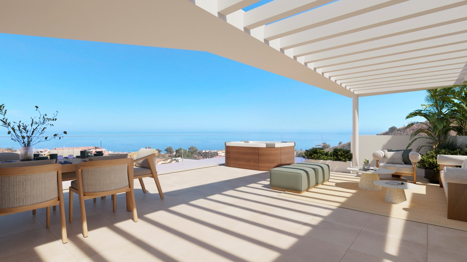 Luxuriöse Apartments mit Meerblick, 500 m vom Strand entfernt, Rincón de la Victoria