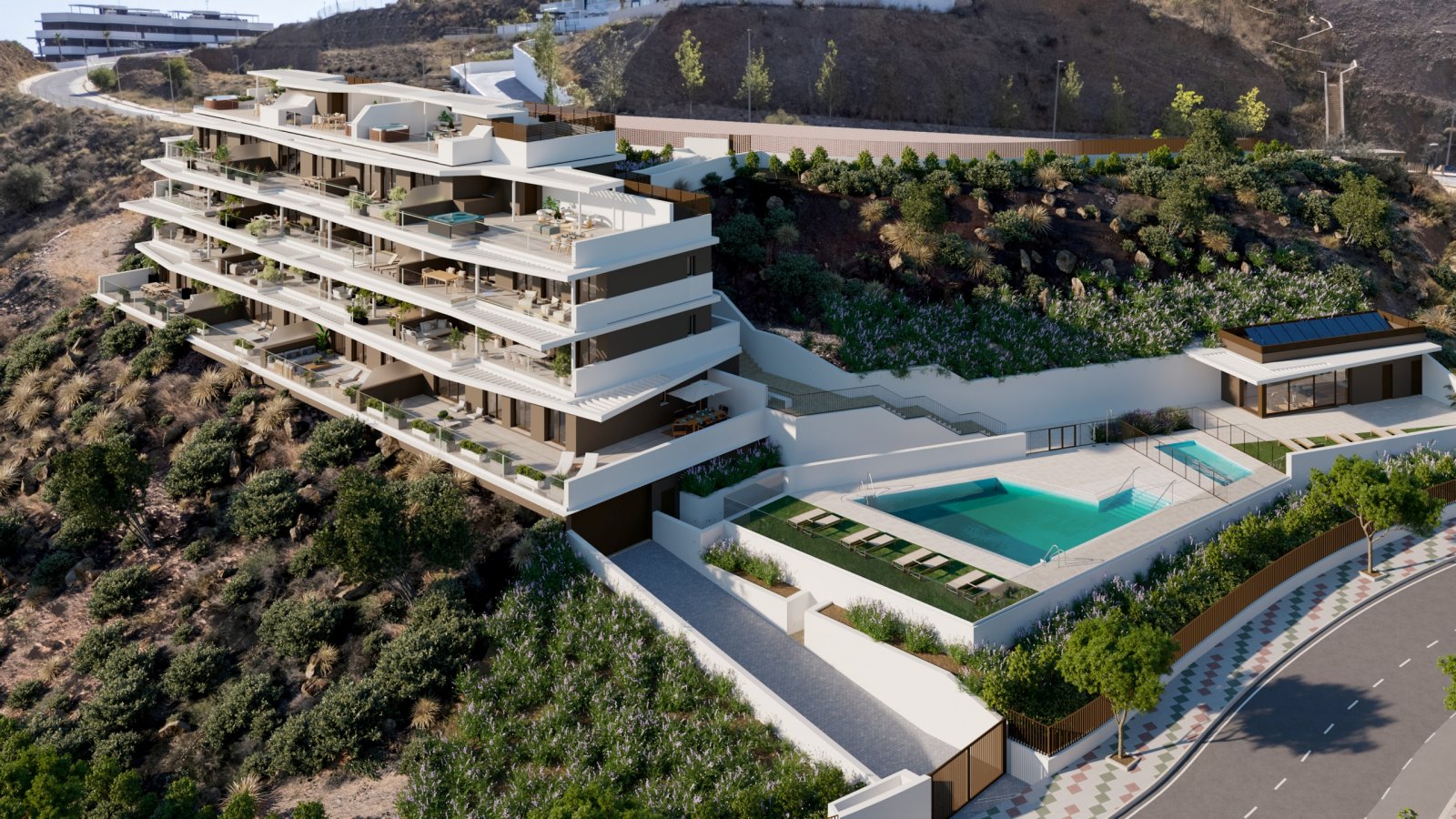 Luxuriöse Apartments mit Meerblick, 500 m vom Strand entfernt, Rincón de la Victoria