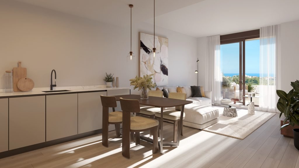 Moderne Apartments, Meerblick und Pool, Las Lagunas de Mijas