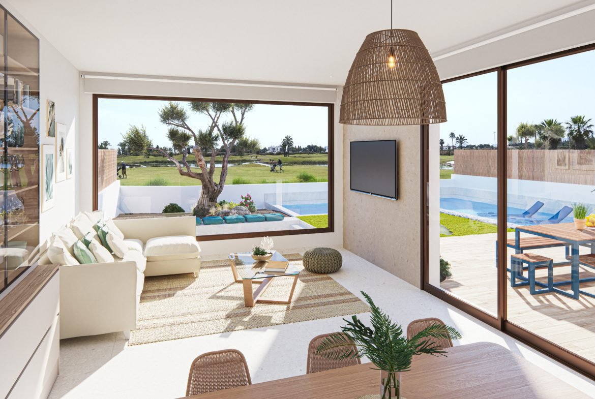 Exklusive freistehende Häuser, 100 m vom Golfplatz und 3 km vom Meer entfernt, Los Alcázares