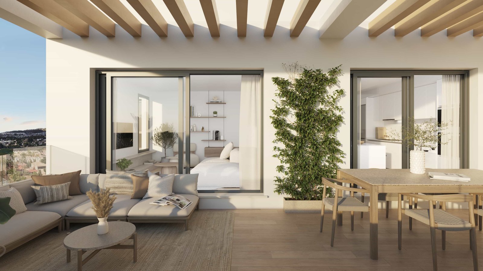 Moderne Apartments und Penthäuser, 0,7 km vom Meer entfernt, Calpe