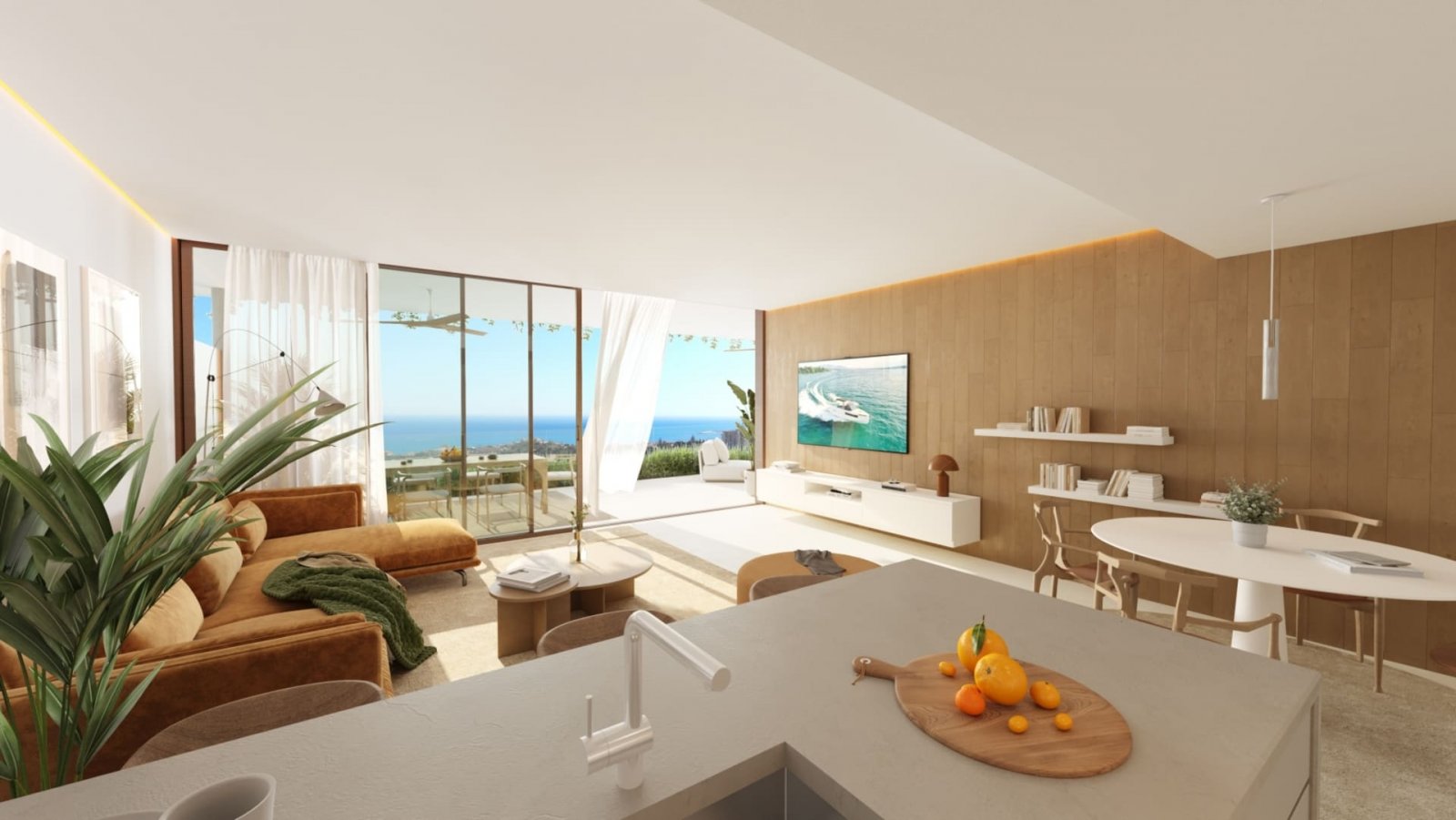 Exklusive Apartments mit Meerblick und Swimmingpool in Fuengirola