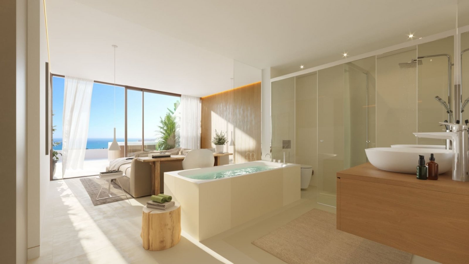 Exklusive Apartments mit Meerblick und Swimmingpool in Fuengirola