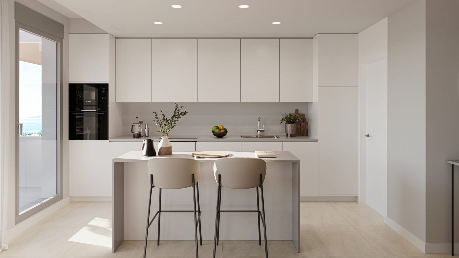Exklusive Apartments, 1 km vom Meer entfernt, Estepona