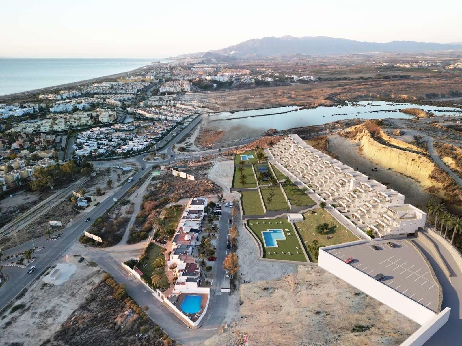 Komfortables Penthouse mit 2 Schlafzimmern, Solarium und Swimmingpool, 700 m vom Meer entfernt, Vera, Spanien