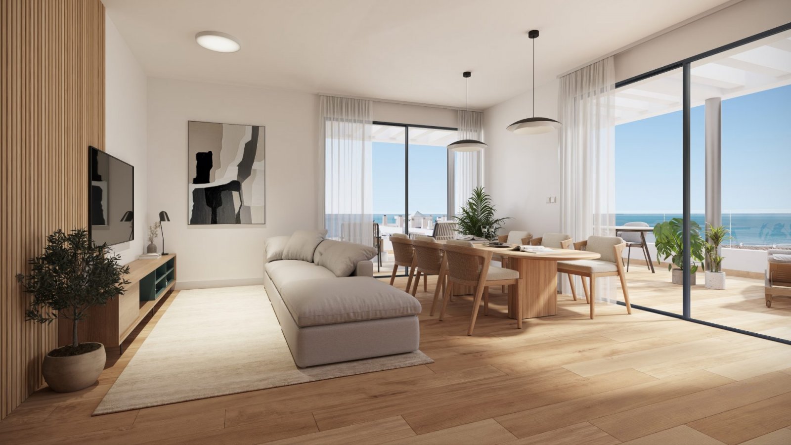 Exklusive Apartments, 100 m vom Strand entfernt und mit Meerblick, Torre de Benagalbón