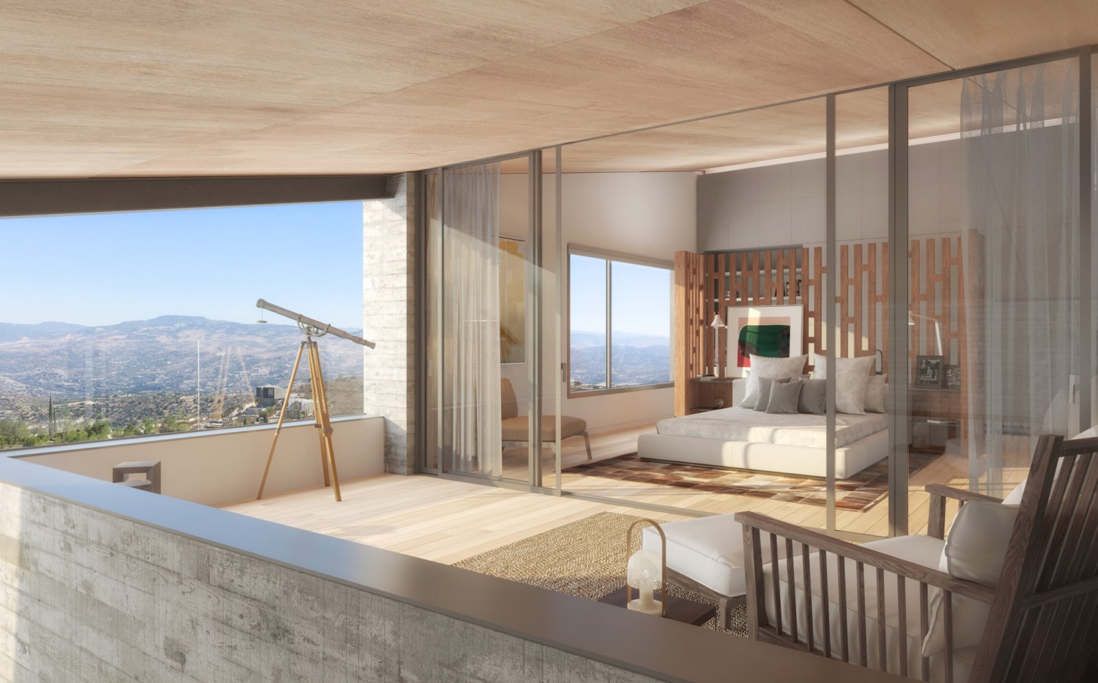 Luxuriöse Villa mit großem Grundstück und Pool am Golfplatz mit Meerblick