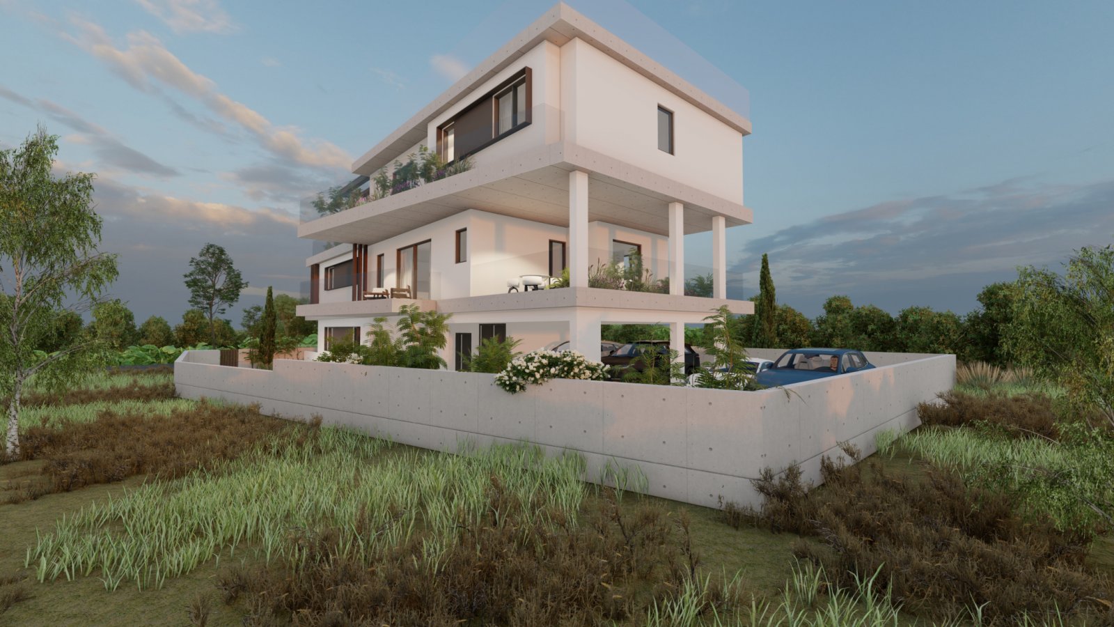 Luxuriöse 2-Zimmer-Wohnung, große Terrasse (50 m²), Bezugsfertig im Jahr 2025