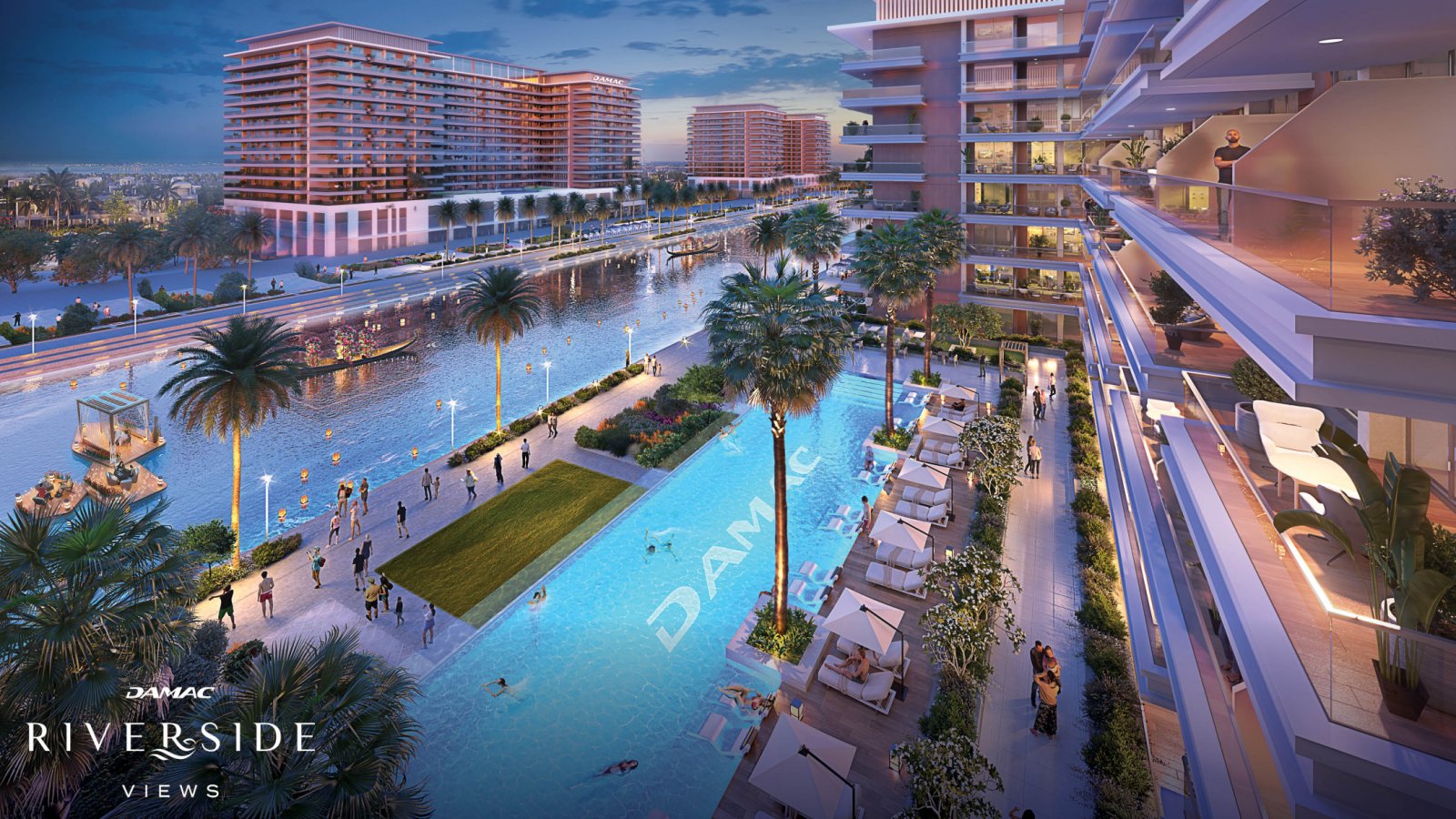 DAMAC Riverside Views – Luxuriöses Wohnen am Flussufer im Herzen von Dubai, neben dem größten Flughafen der Welt